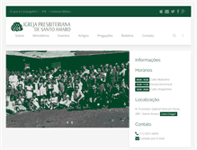 Tablet Screenshot of ipsantoamaro.com.br
